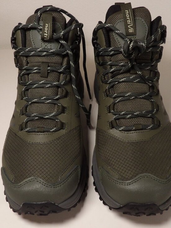 NORTIV 8 Men Waterproof Hiking Boots Sz 8.5 Army Green Armadillo (po-287) main image 6